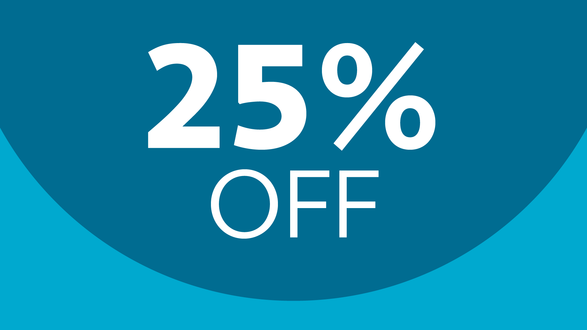 25% off total tuition fee